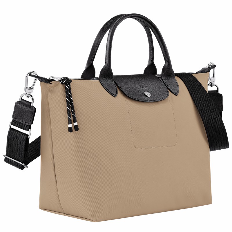 Grey Longchamp Le Pliage Energy L Handbag - Recycled canvas UK | L1515HSR299-