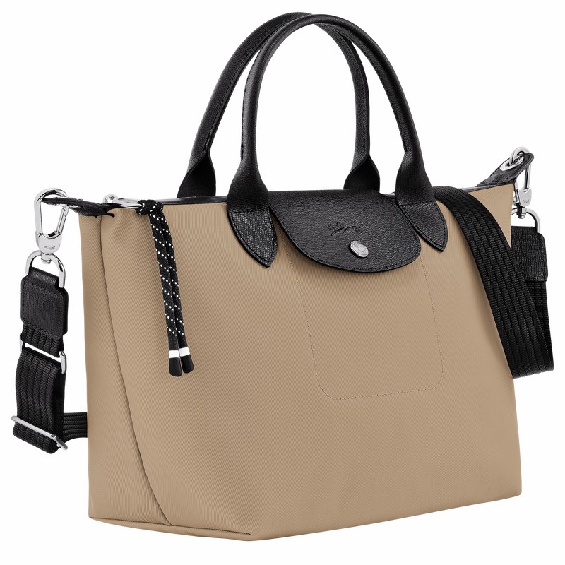 Grey Longchamp Le Pliage Energy S Handbag - Recycled canvas UK | L1512HSR299