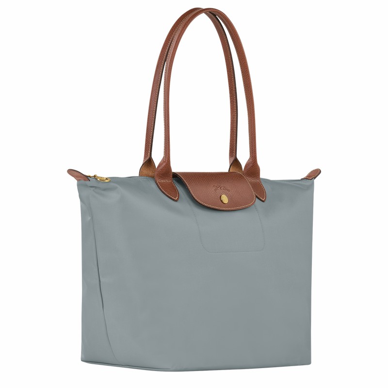 Grey Longchamp Le Pliage Original L Tote bag - Recycled canvas UK | L1899089P80