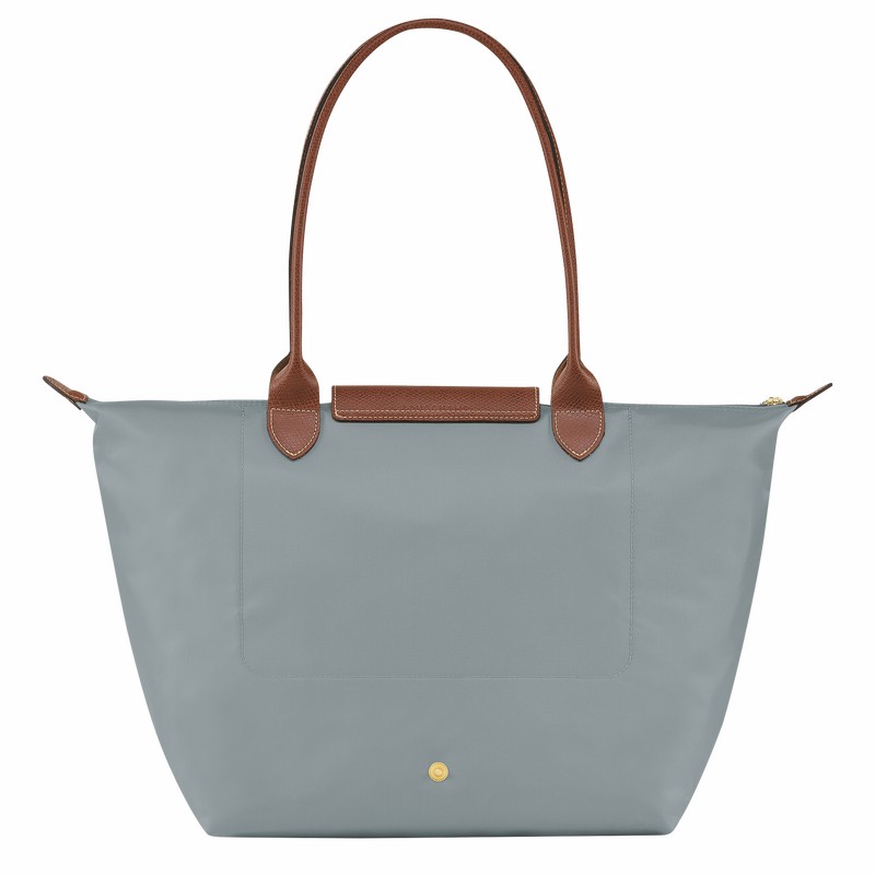 Grey Longchamp Le Pliage Original L Tote bag - Recycled canvas UK | L1899089P80