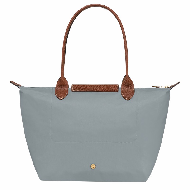 Grey Longchamp Le Pliage Original M Tote bag - Recycled canvas UK | L2605089P80