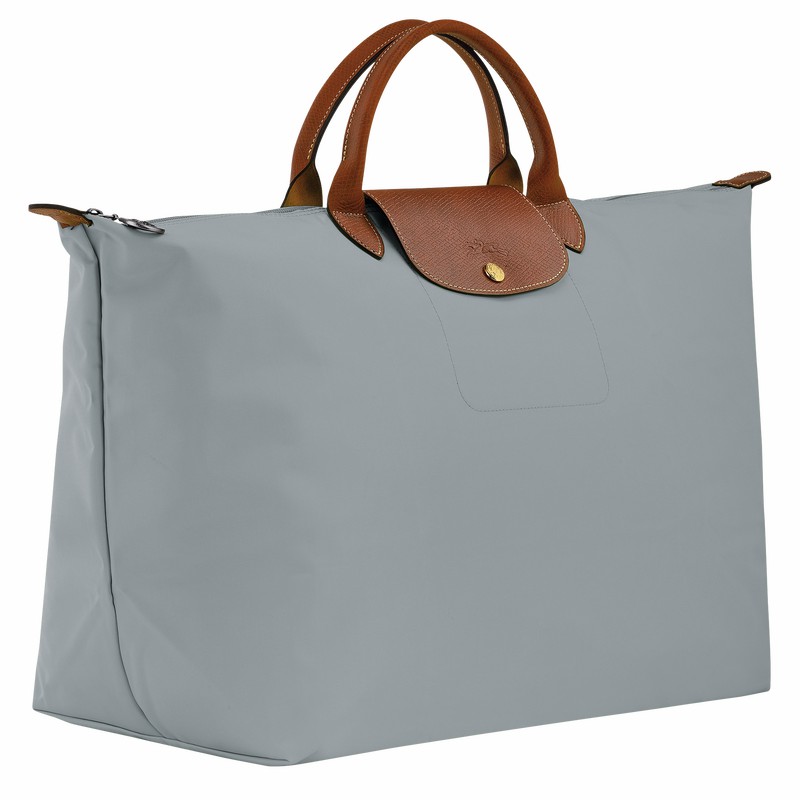 Grey Longchamp Le Pliage Original S Travel bag - Recycled canvas UK | L1624089P80-