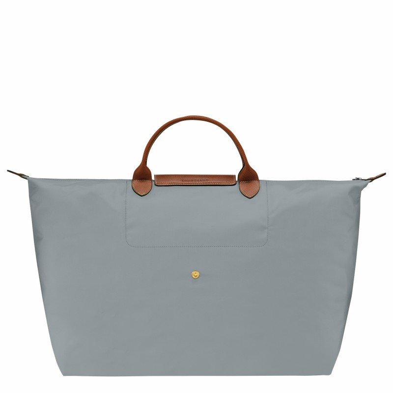 Grey Longchamp Le Pliage Original S Travel bag - Recycled canvas UK | L1624089P80-