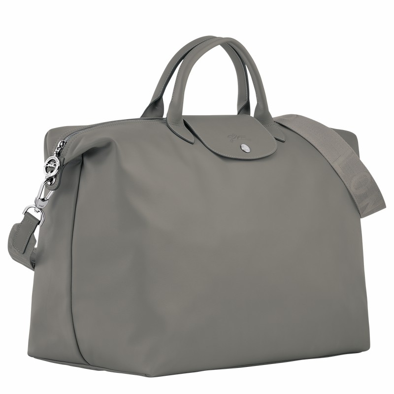 Grey Longchamp Le Pliage Xtra S Travel bag - Leather UK | L1624987P55-