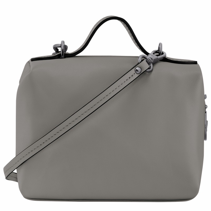 Grey Longchamp Le Pliage Xtra XS Vanity - Leather UK | 10187987P55