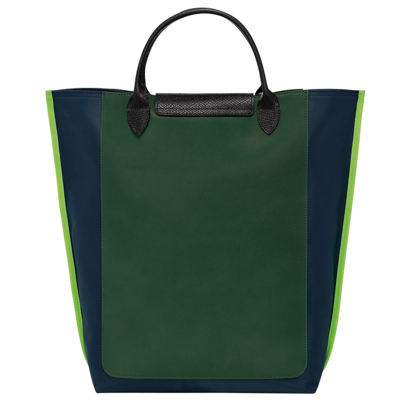 Navy Longchamp Cabas M Tote bag - Canvas UK | 10264093006-