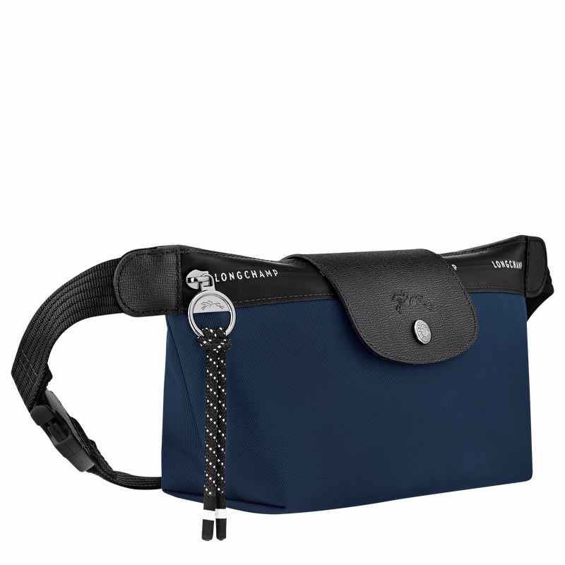 Navy Longchamp Le Pliage Energy M Belt bag - Canvas UK | 10256HSR006-