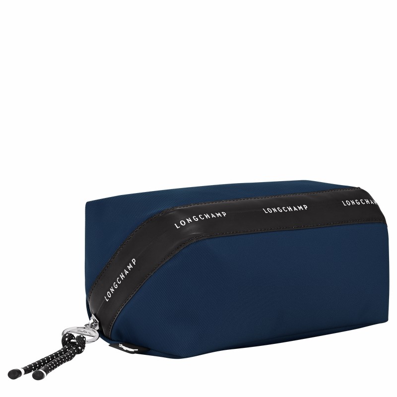 Navy Longchamp Le Pliage Energy Pouch - Canvas UK | 30042HSR006