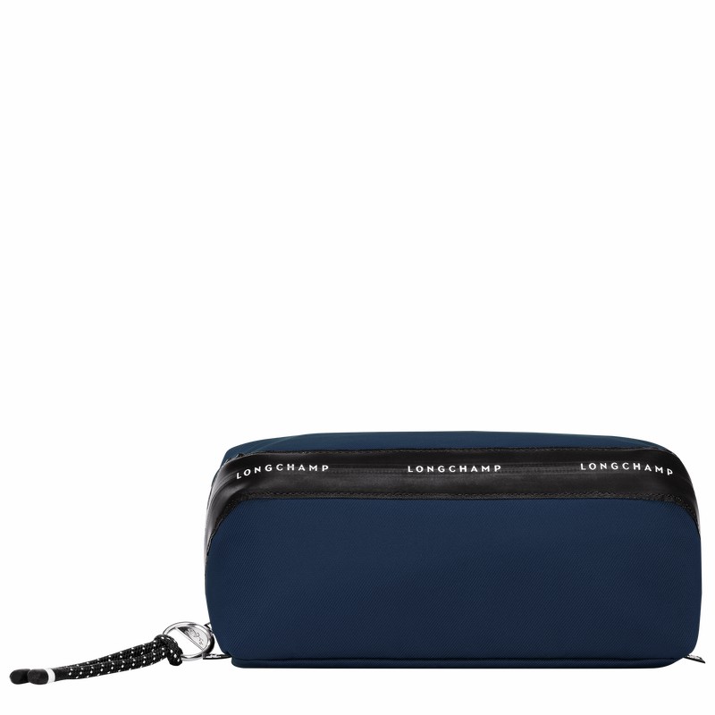 Navy Longchamp Le Pliage Energy Pouch - Canvas UK | 30042HSR006