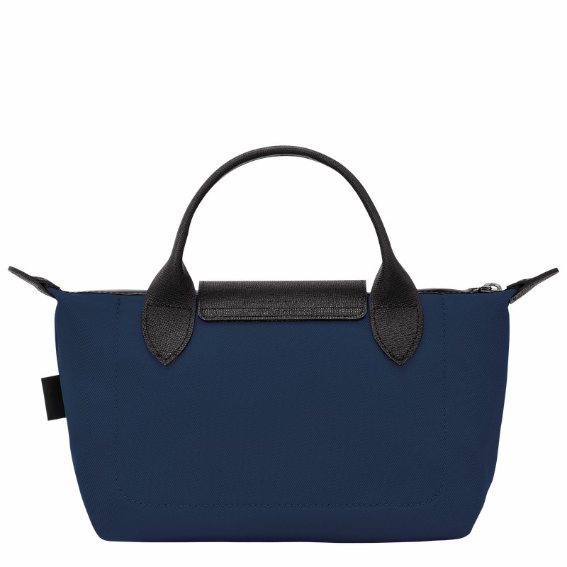 Navy Longchamp Le Pliage Energy Pouch - Recycled canvas UK | 30030HSR006-