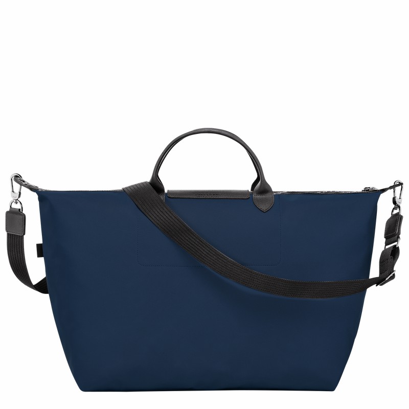 Navy Longchamp Le Pliage Energy S Travel bag - Recycled canvas UK | L1624HSR006