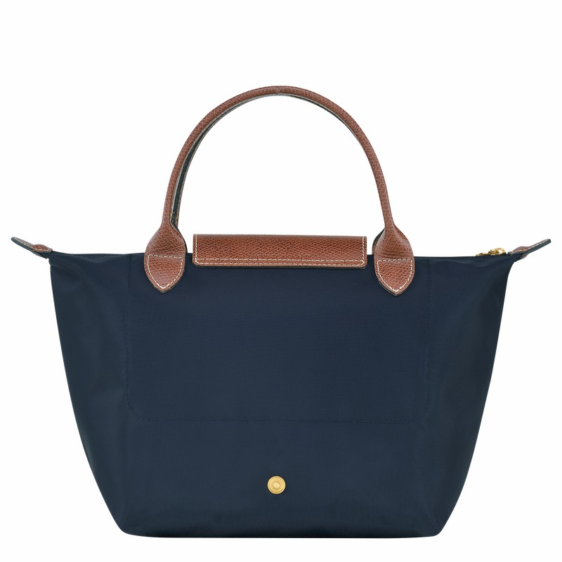 Navy Longchamp Le Pliage Original S Handbag - Recycled canvas UK | L1621089P68