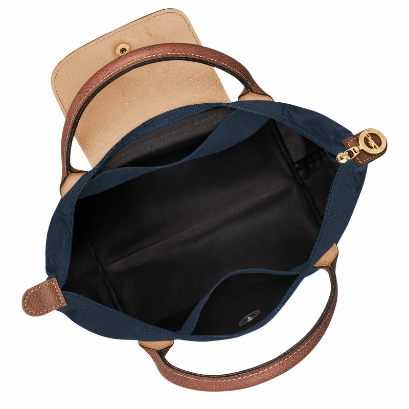 Navy Longchamp Le Pliage Original S Handbag - Recycled canvas UK | L1621089P68