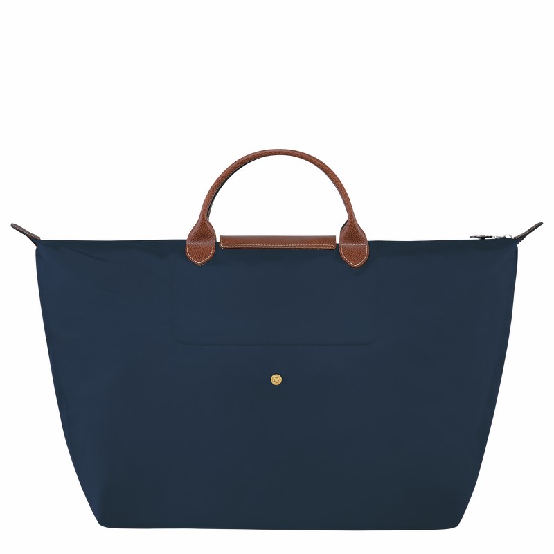 Navy Longchamp Le Pliage Original S Travel bag - Recycled canvas UK | L1624089P68