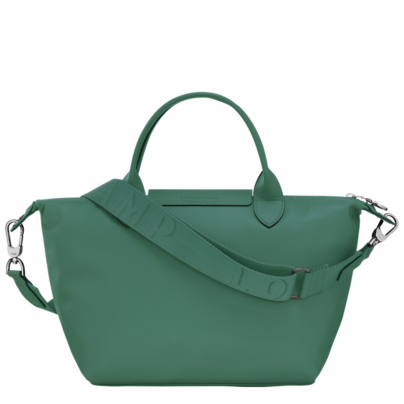 Olive Longchamp Le Pliage Xtra S Handbag - Leather UK | L1512987D90