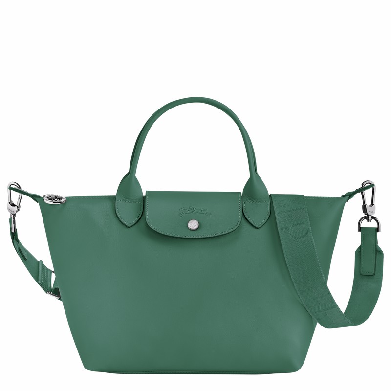 Olive Longchamp Le Pliage Xtra S Handbag - Leather UK | L1512987D90