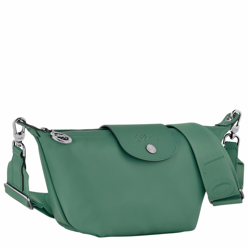 Olive Longchamp Le Pliage Xtra XS Crossbody bag - Leather UK | 10212987D90-