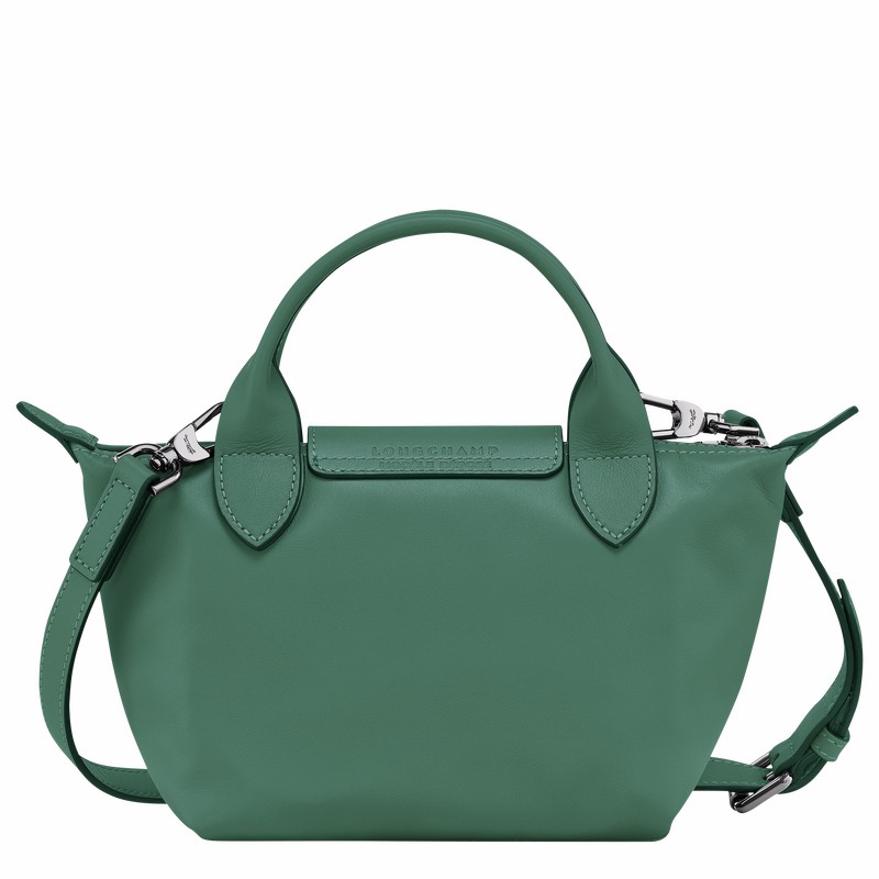 Olive Longchamp Le Pliage Xtra XS Handbag - Leather UK | L1500987D90