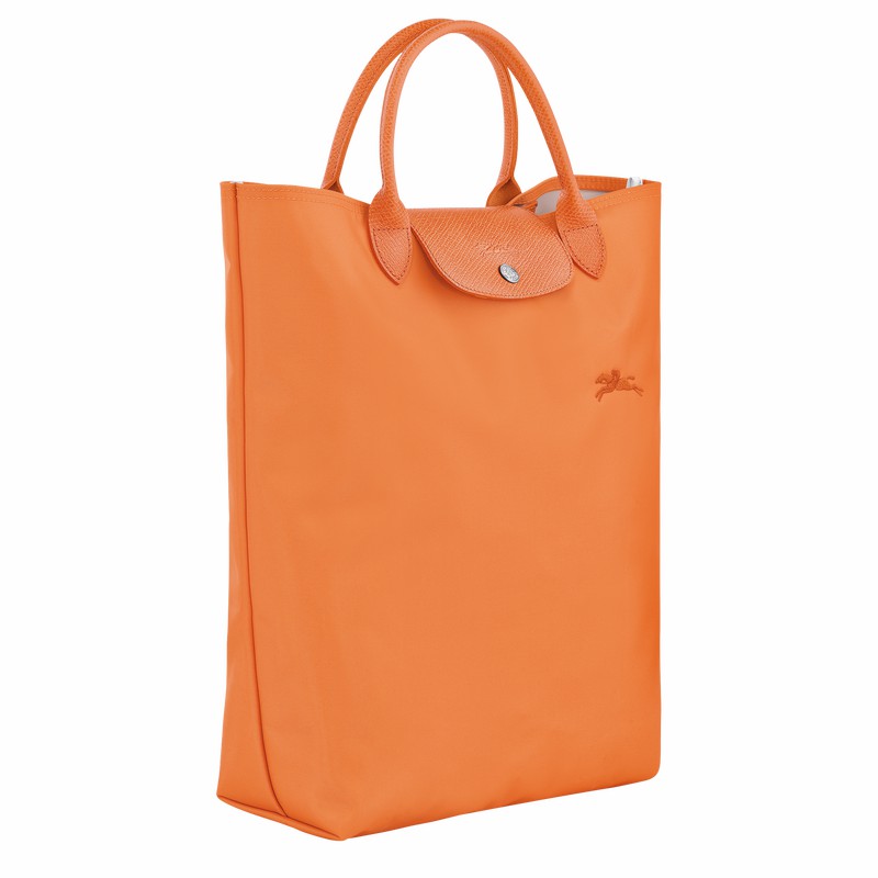 Orange Longchamp Le Pliage Green M Tote bag - Canvas UK | 10168919P54