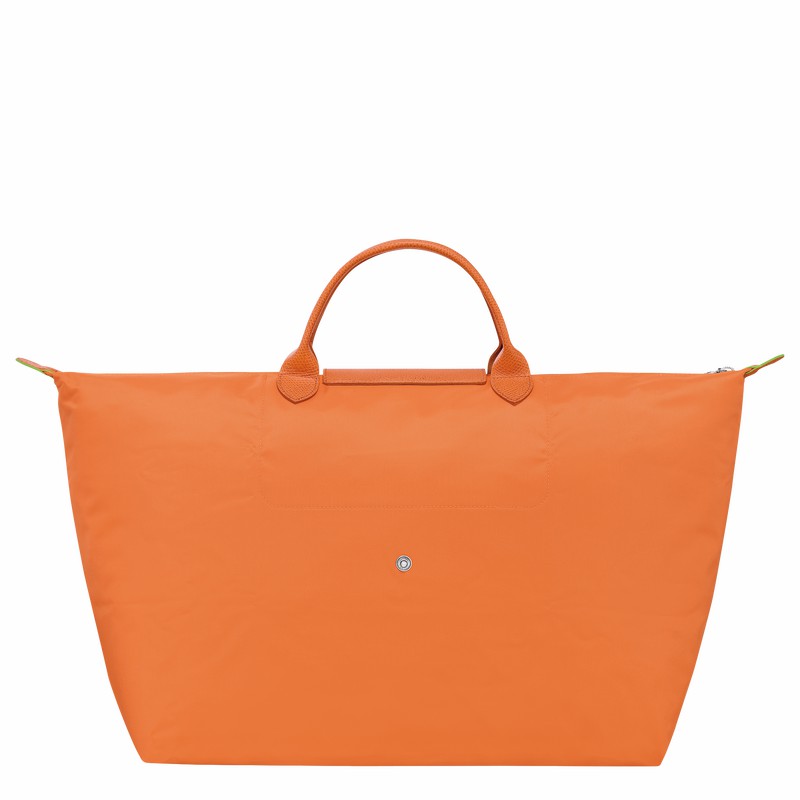 Orange Longchamp Le Pliage Green S Travel bag - Recycled canvas UK | L1624919P54-