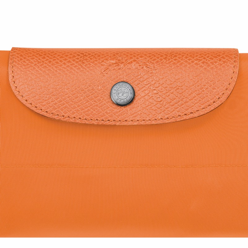 Orange Longchamp Le Pliage Green S Travel bag - Recycled canvas UK | L1624919P54