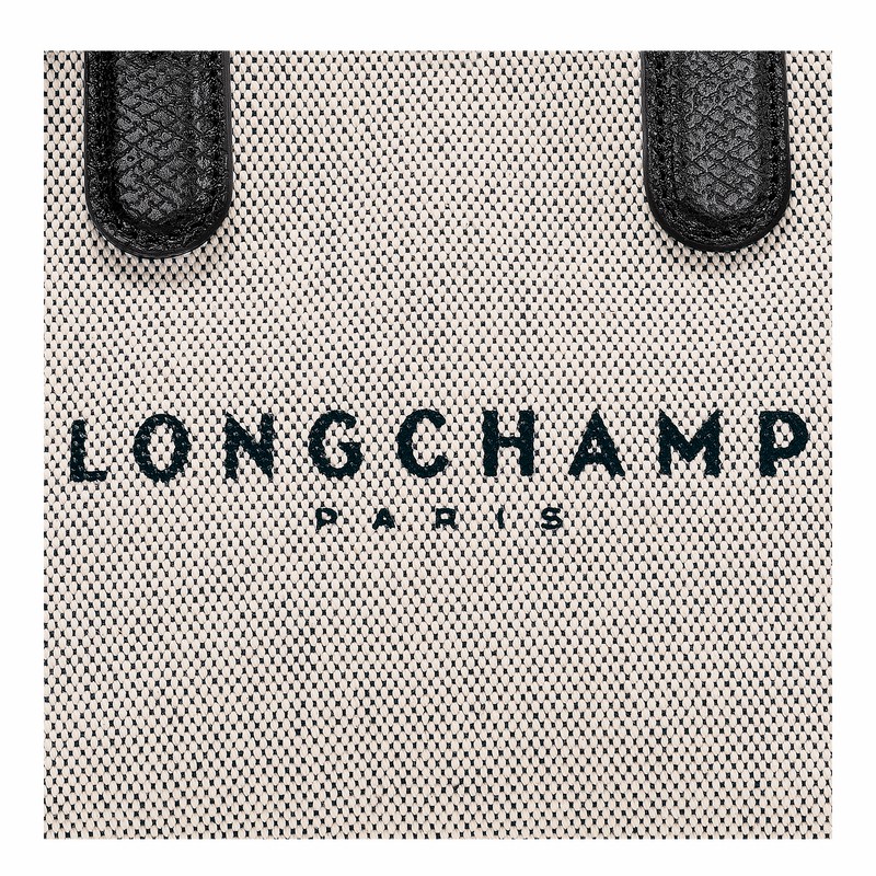 White Longchamp Essential XS Handbag - Canvas UK | 10259HSG037